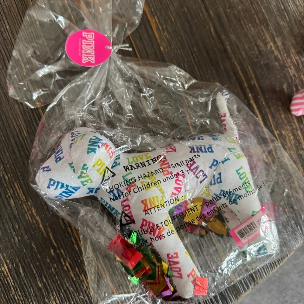 Victoria’s Secret pink dogs bundle VS DOGS pups confetti opening day dog vest - Picture 13 of 13